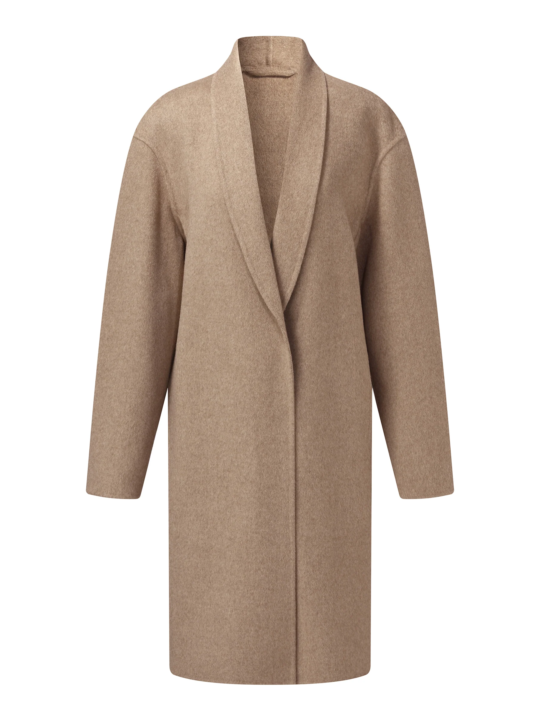 100% Cashmere Double-Faced Women Coat - Image 7