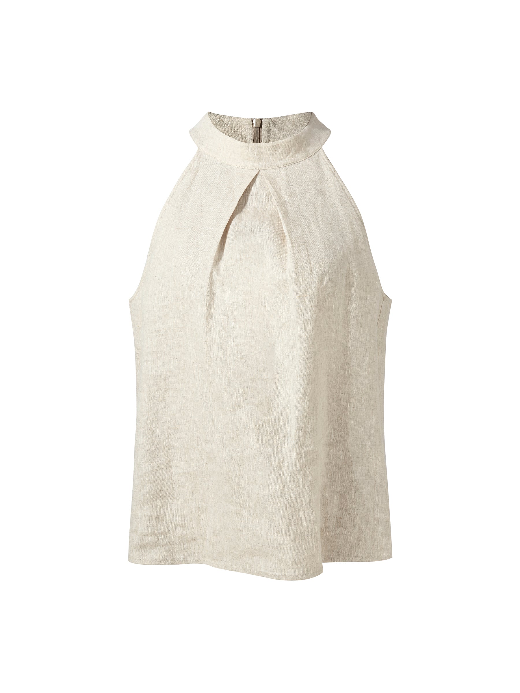 100% Linen Women Halter Tank Top - Image 11