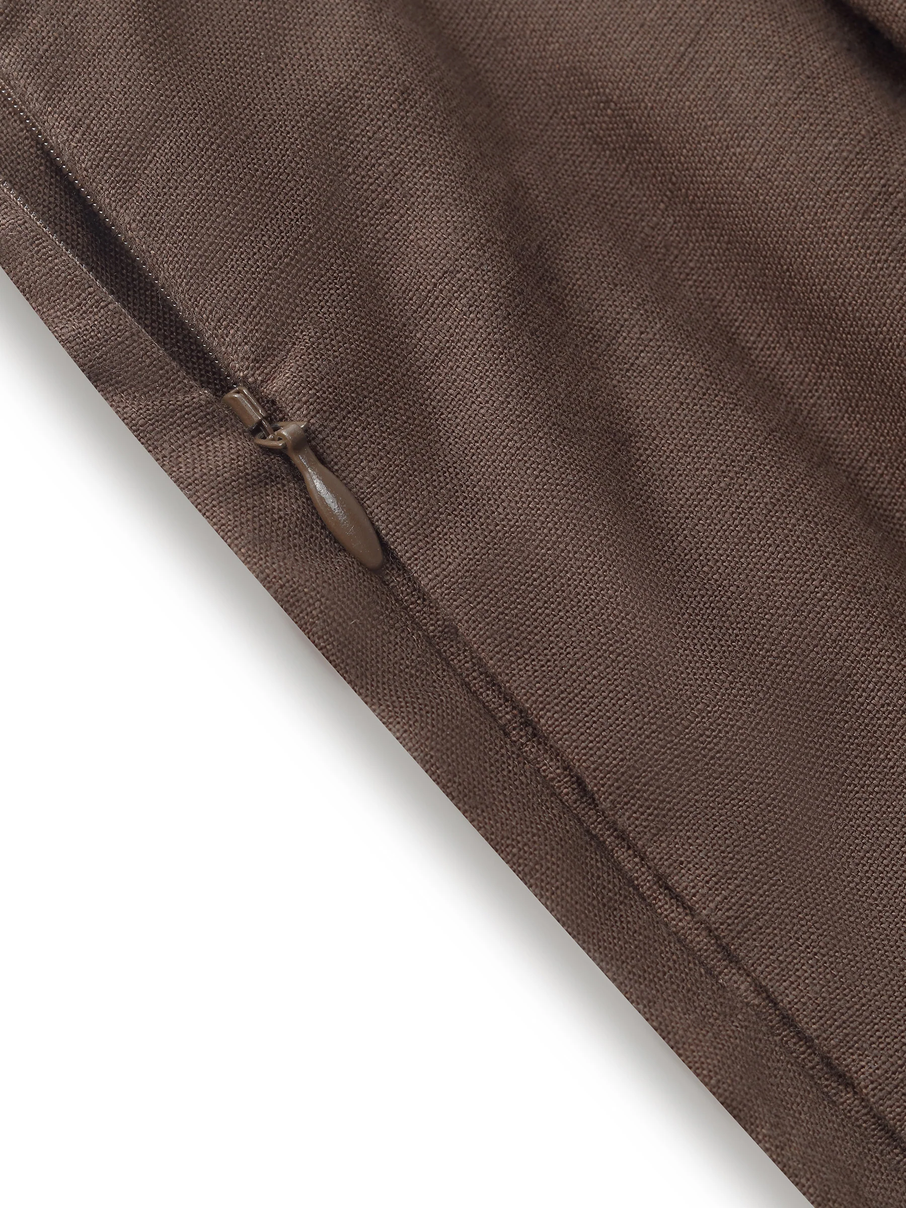 100% Linen Women High-Waisted A-Line Skirt - Image 12