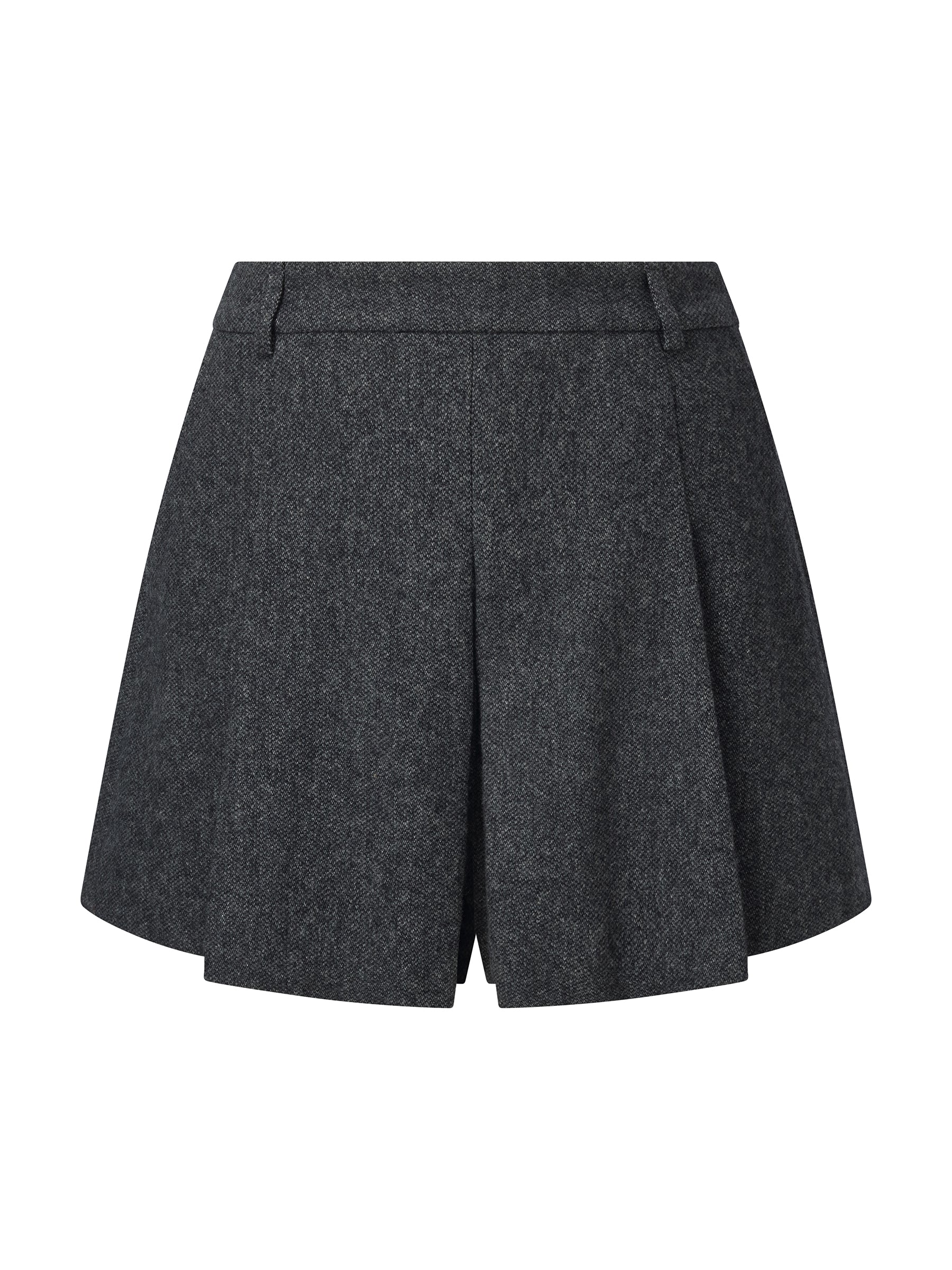 100% Washable Wool A-Line Women Culotte Skirt - Image 9