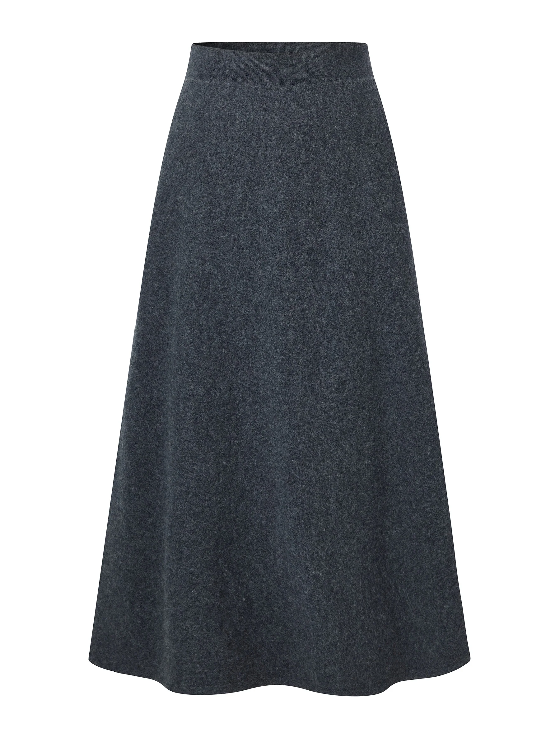 100% Wool A-Line Women Flared Skirt - Image 6