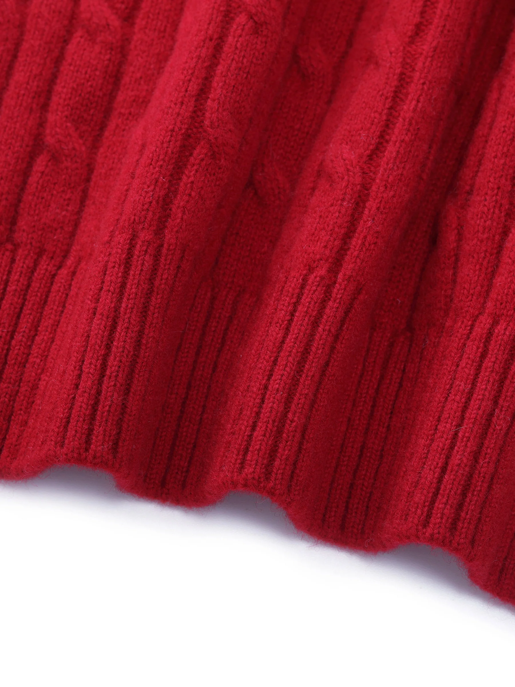 100% Wool Cable Knit Women Sweater - Image 18