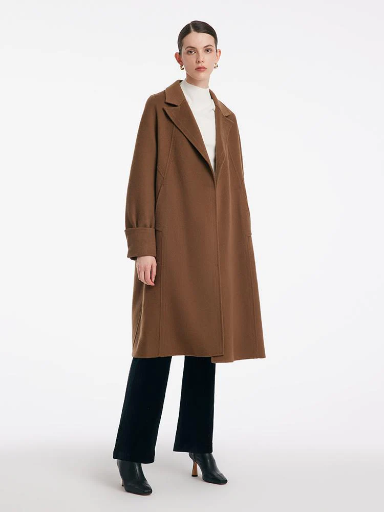 Pure Cashmere Classic Women Coat - Image 4
