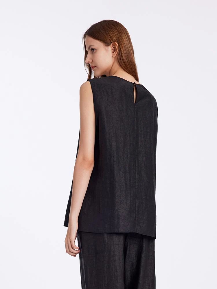 18 Momme Xiang Yun Silk Women Tank Top - Image 3