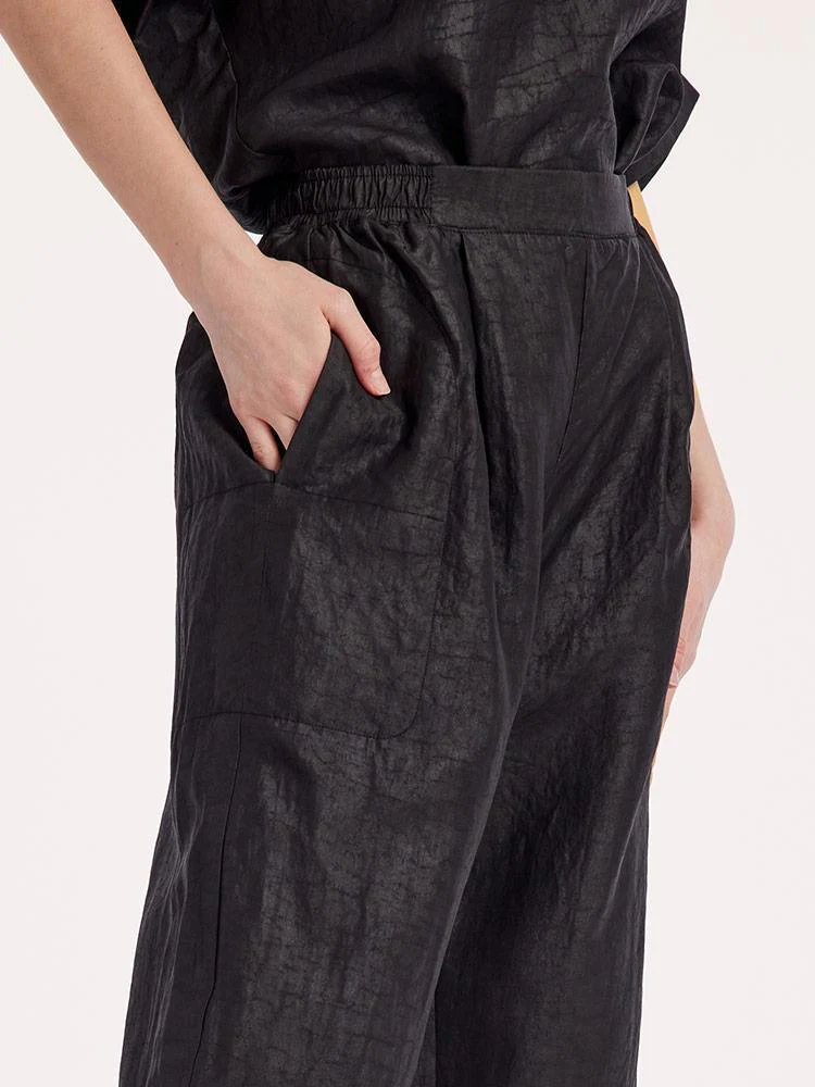 18 Momme Xiang Yun Silk Straight Pants - Image 6