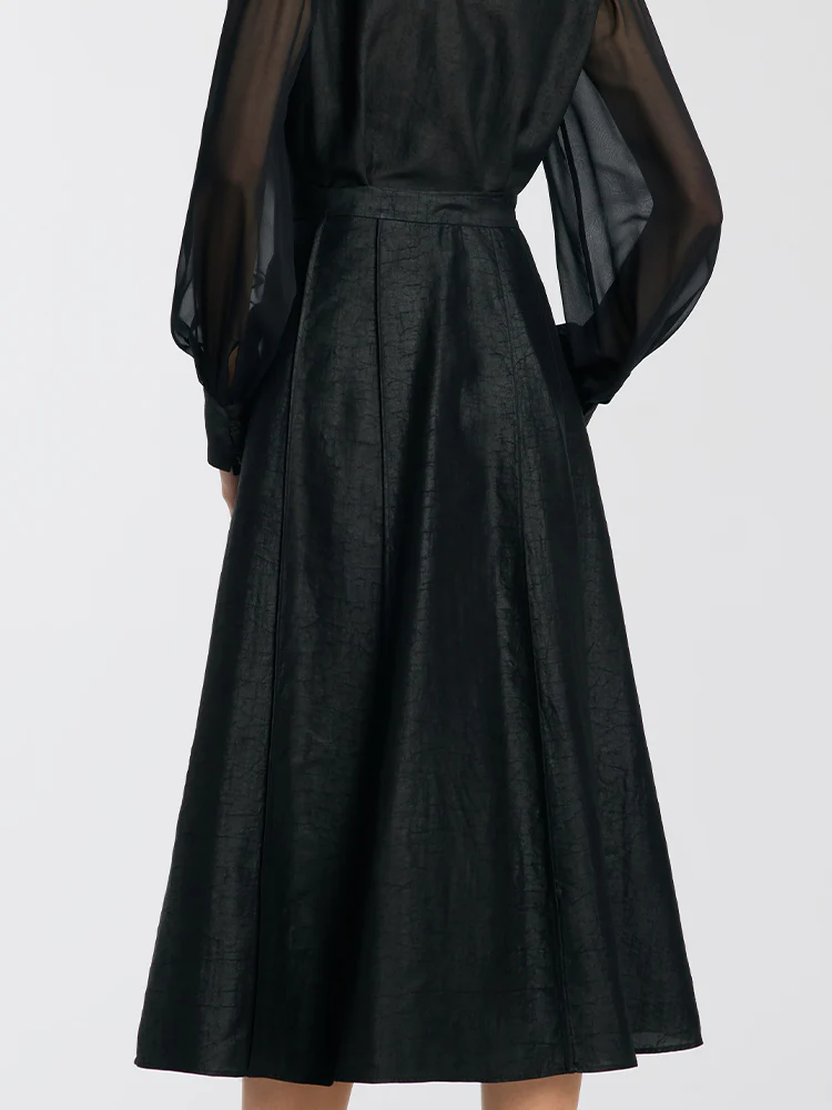 18 Momme Xiang Yun Silk Women Skirt - Image 5