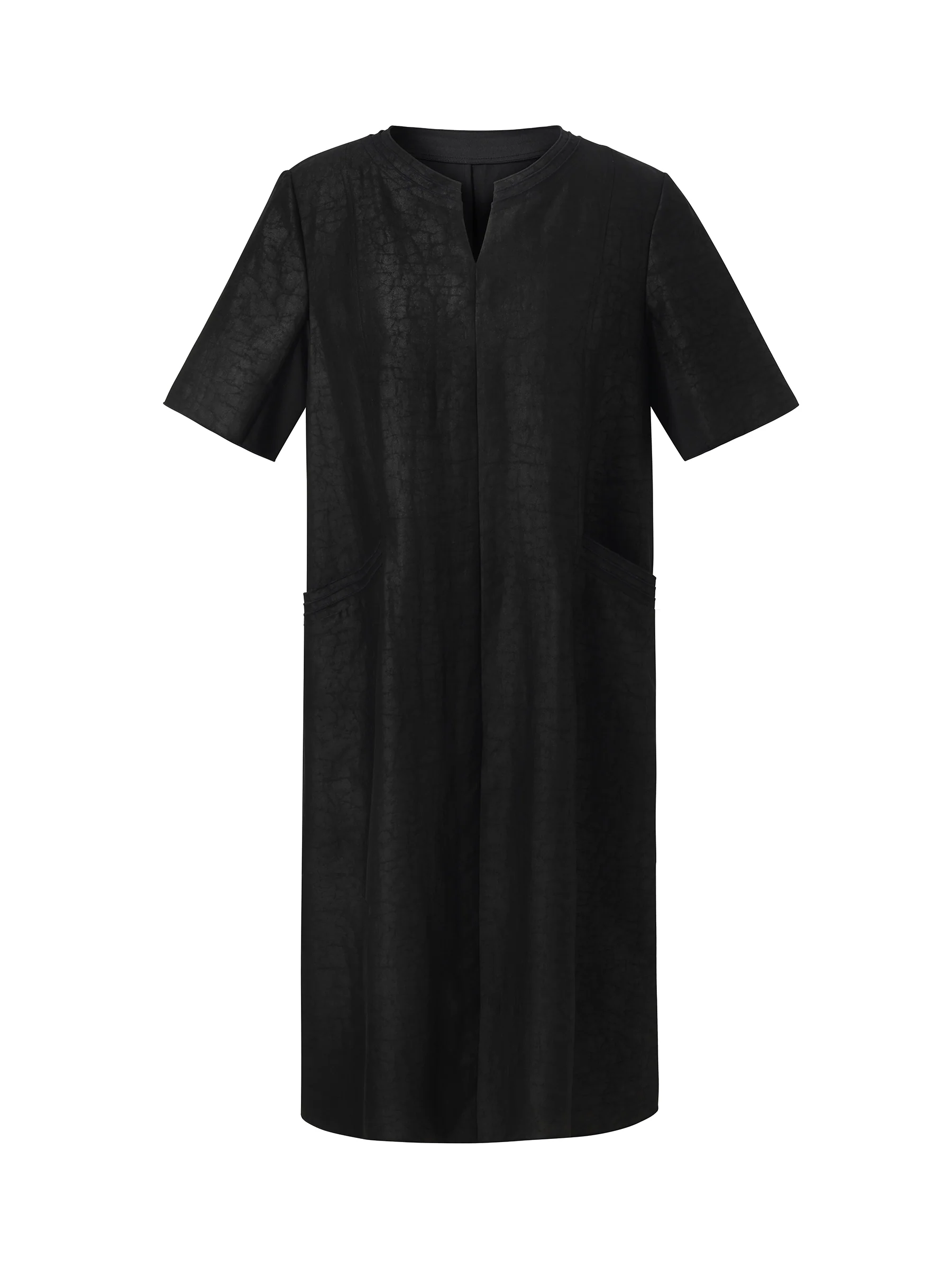 18MM Xiang Yun Silk Pockets Women Loose Fit Midi Dress - Image 7