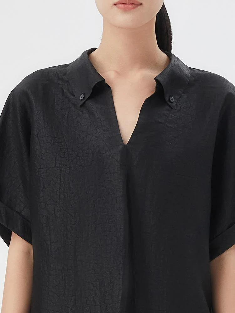 18 Momme Xiang Yun Silk Women Shirt - Image 4