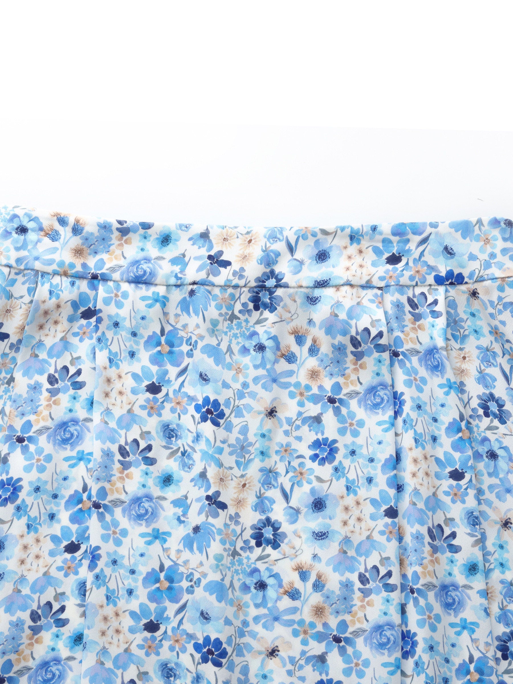 19MM Mulberry Silk Floral Print Skirt - Image 7