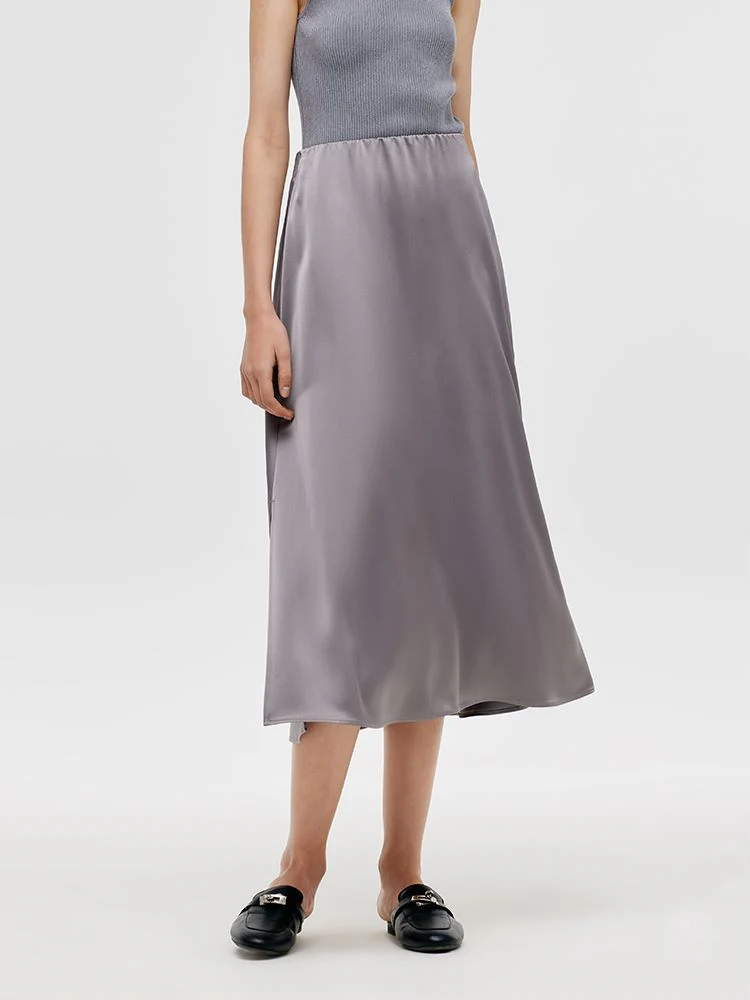 Acetate Flowy Women Skirt - Image 4