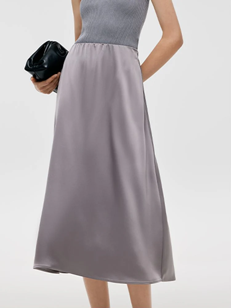Acetate Flowy Women Skirt - Image 6