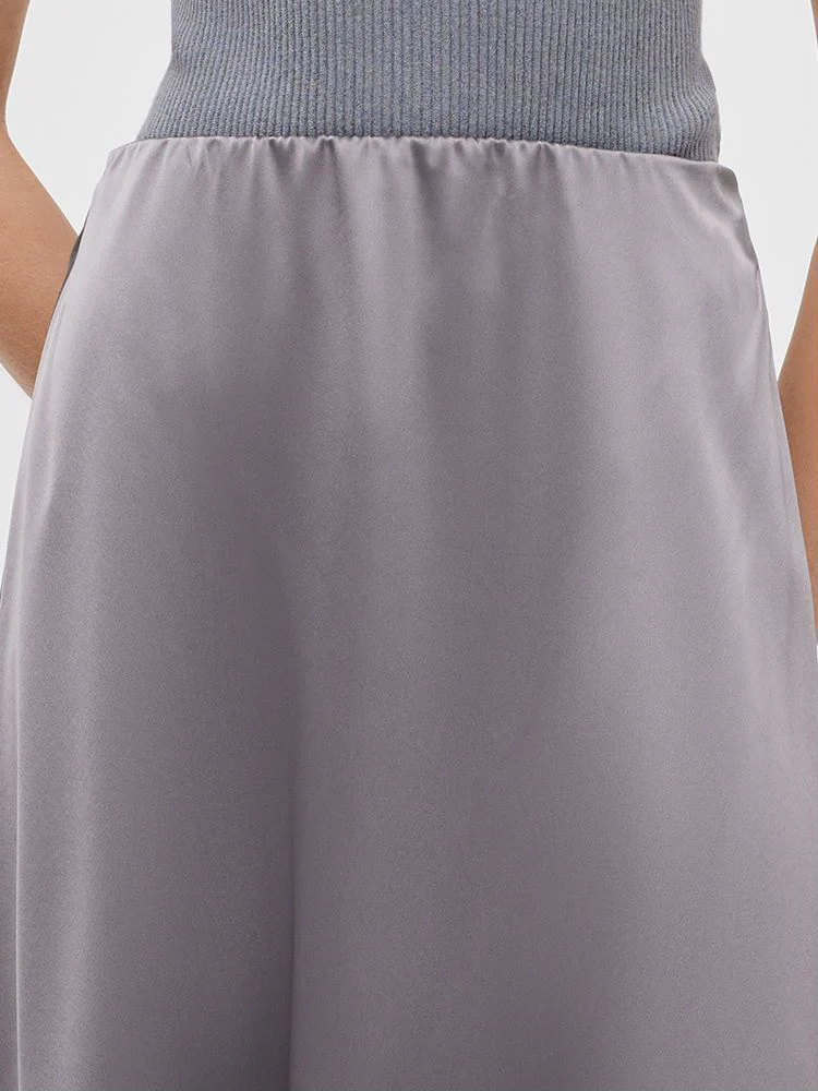 Acetate Flowy Women Skirt - Image 7
