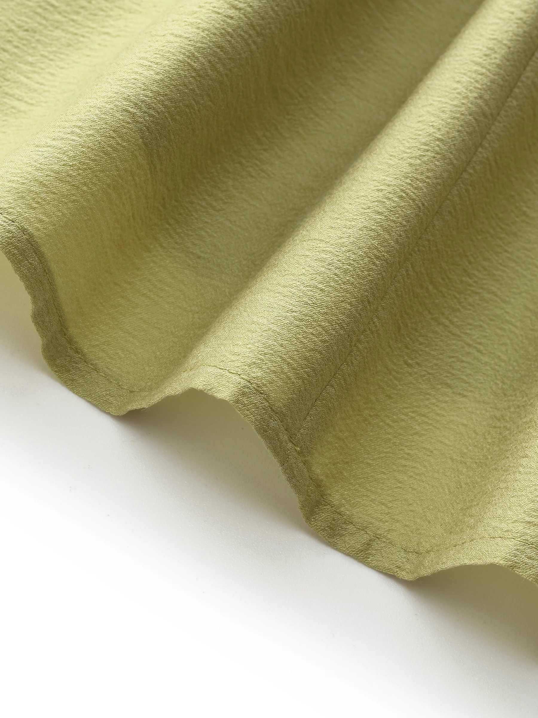Acetate Twist Front Women Cap Sleeve Top - Image 8