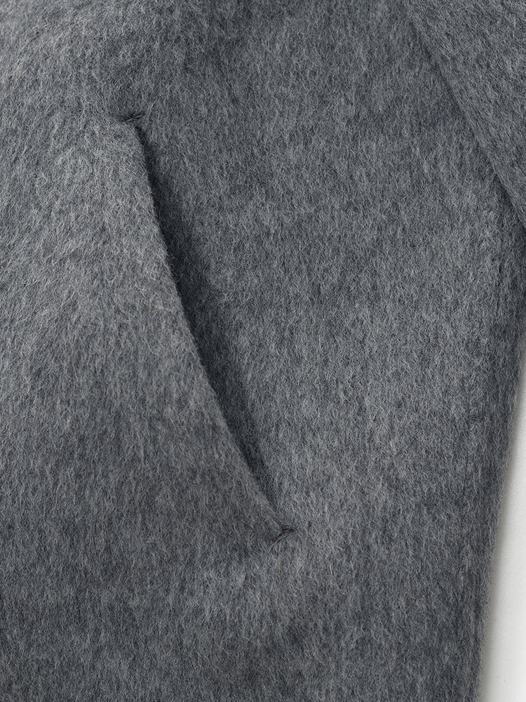 Alpaca Wool Double-Faced Women Jacket - Image 9