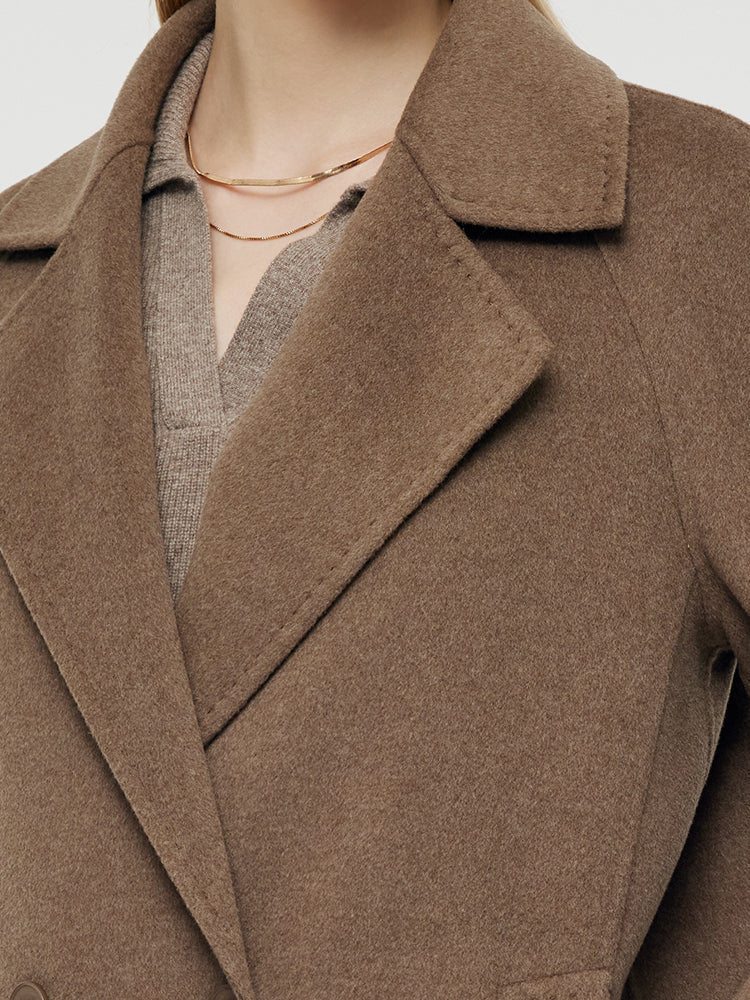 Cashmere And Wool Women Mid-Length Coat - Image 2