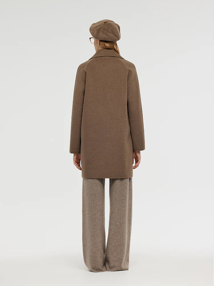 Cashmere And Wool Women Mid-Length Coat - Image 4