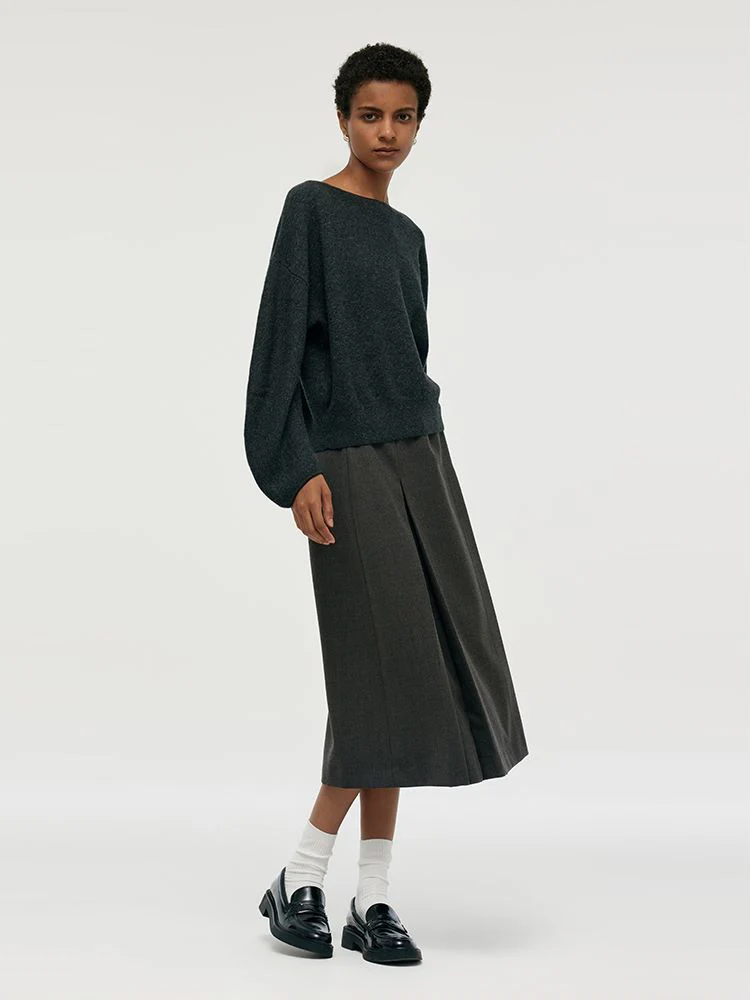 Cashmere Drop Shoulder Women Sweater - Image 7