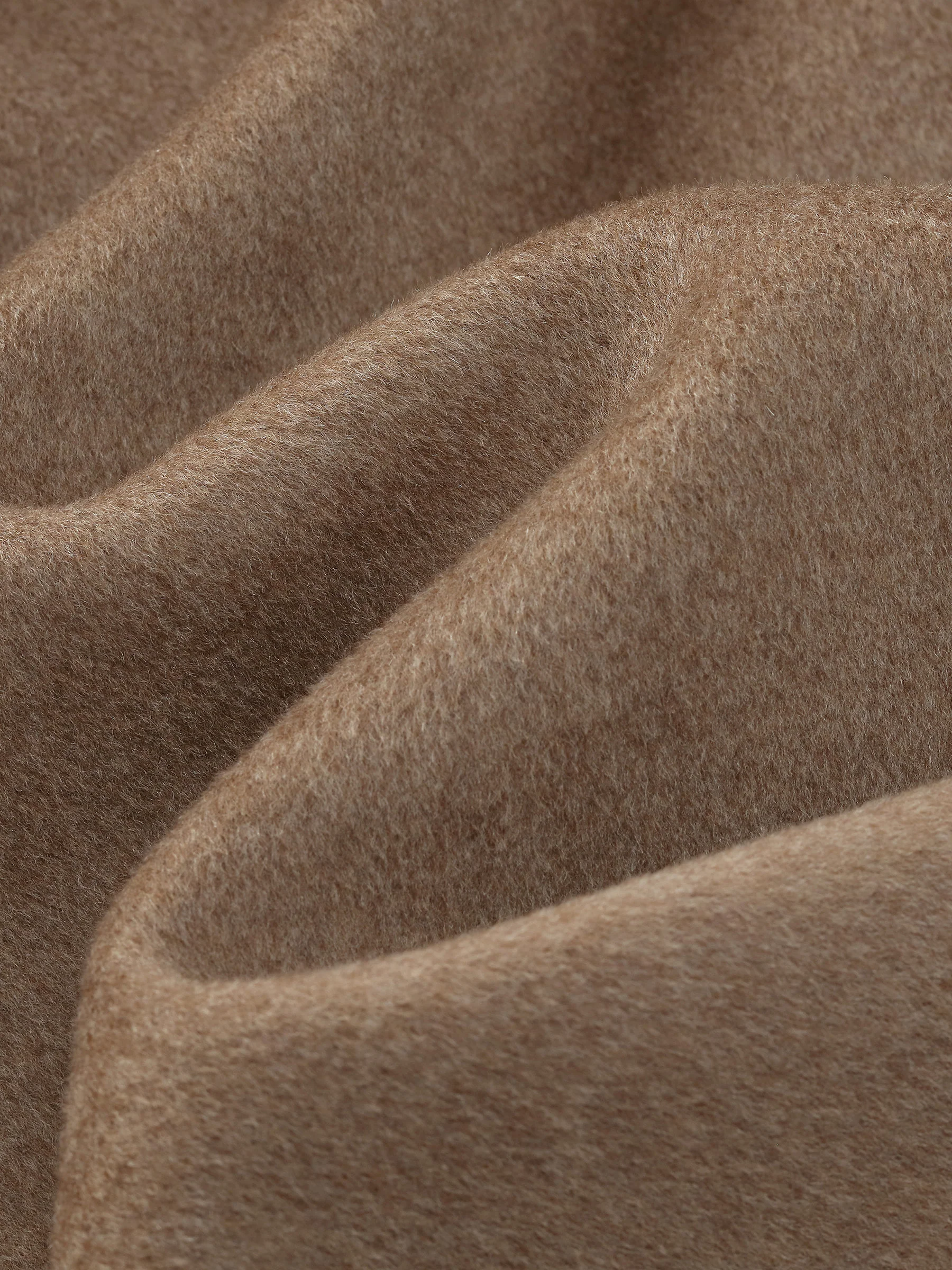 Cashmere Wool Blend Double-Faced Unisex Wrap Overcoat - Image 12