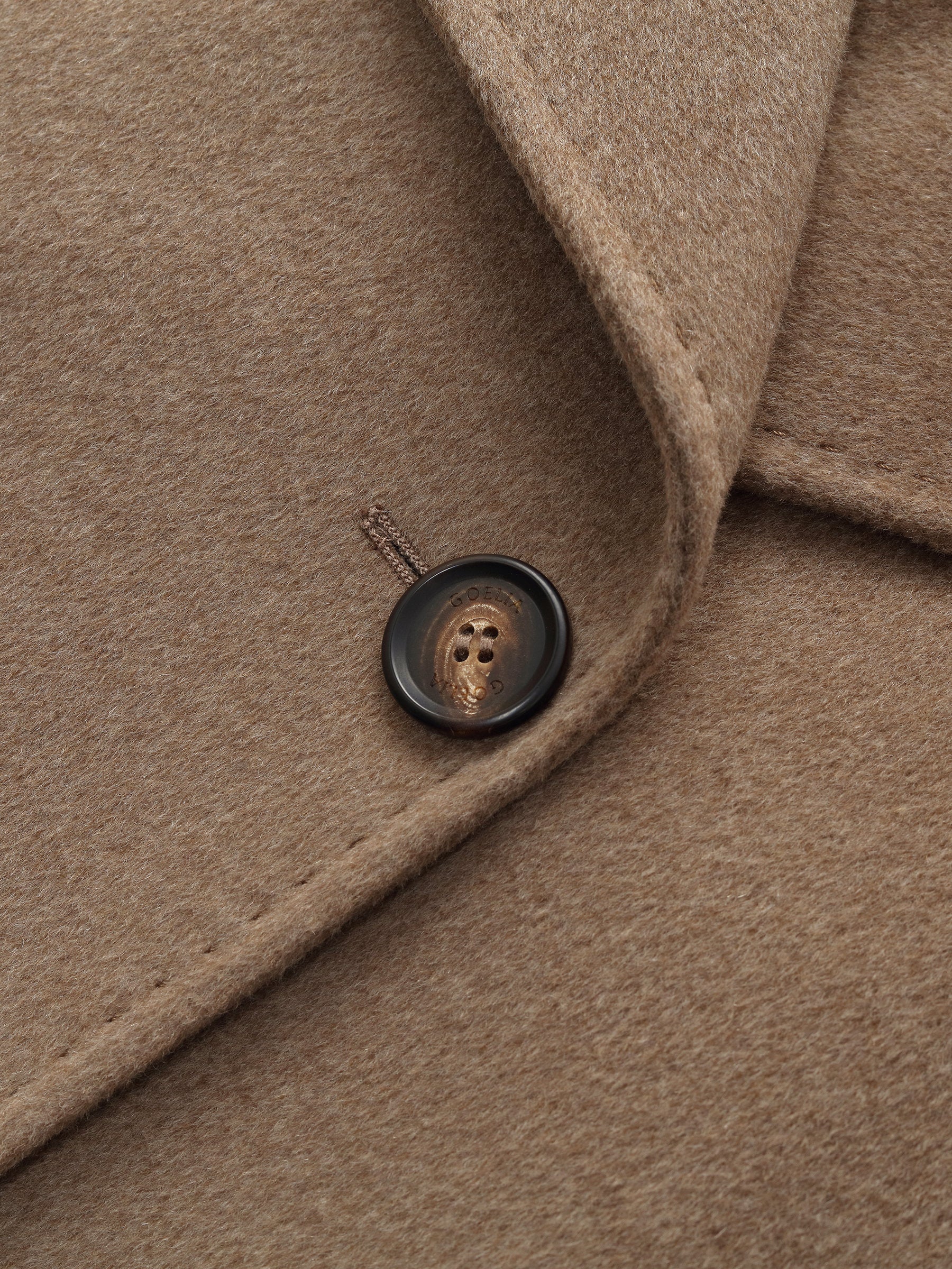 Cashmere Wool Blend Double-Faced Unisex Wrap Overcoat - Image 14