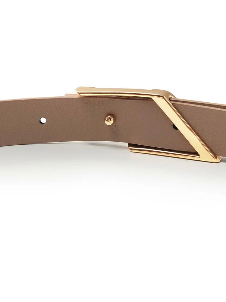 Chic Parallelogram Metal Buckle Leather Women Belt - Image 13