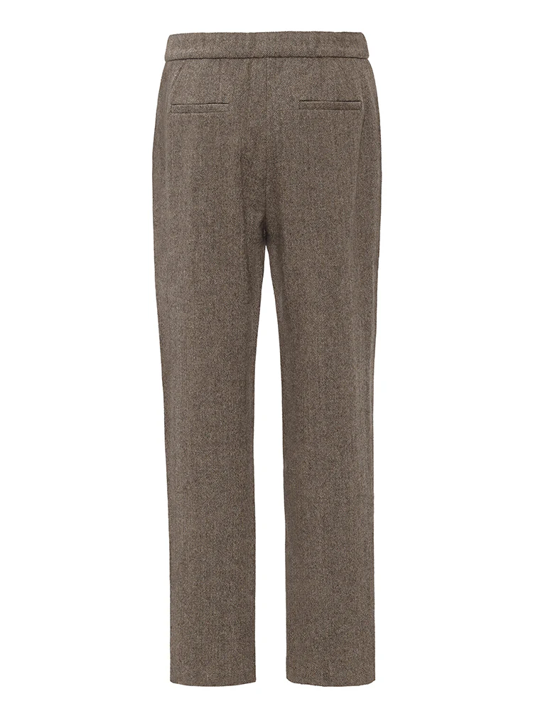 Washable Wool Tapered Mid-Calf Pants - Image 5