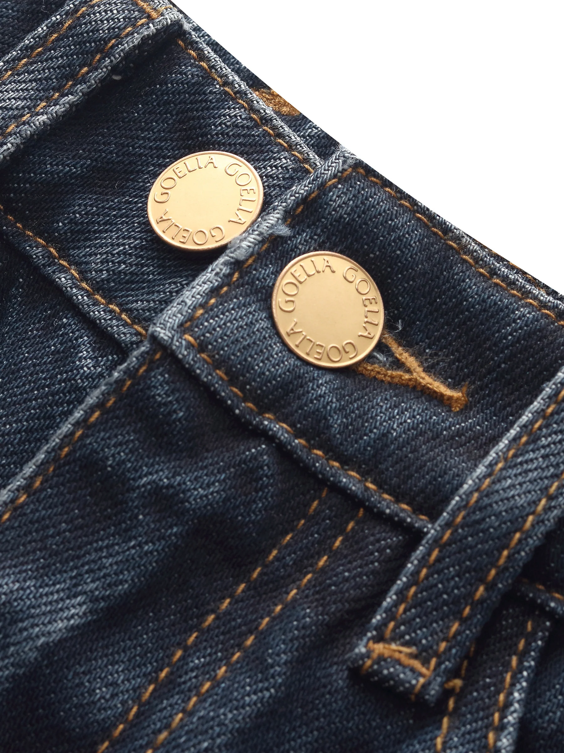 Denim Adjustable Waist Women Wide Leg Jeans - Image 8