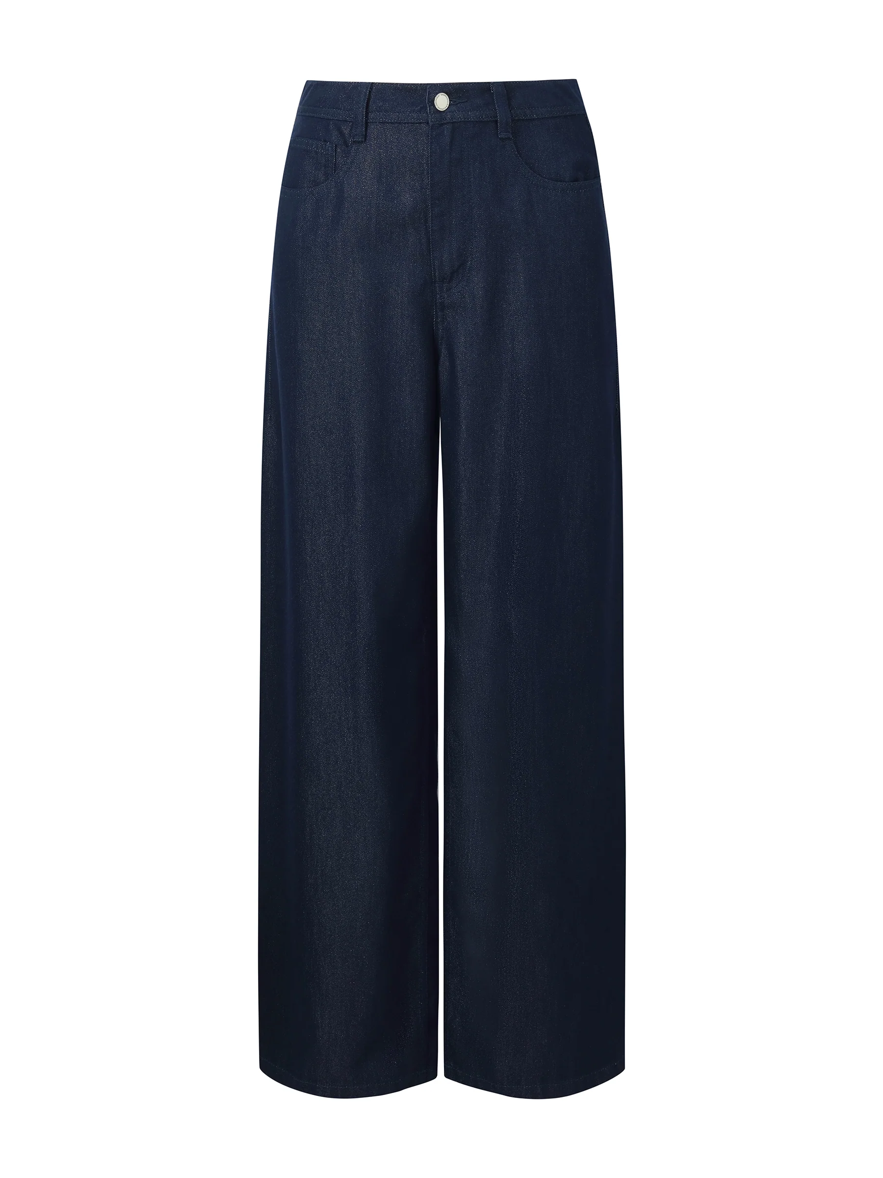 Denim Glitter Detailed Women Loose Straight Jeans - Image 6