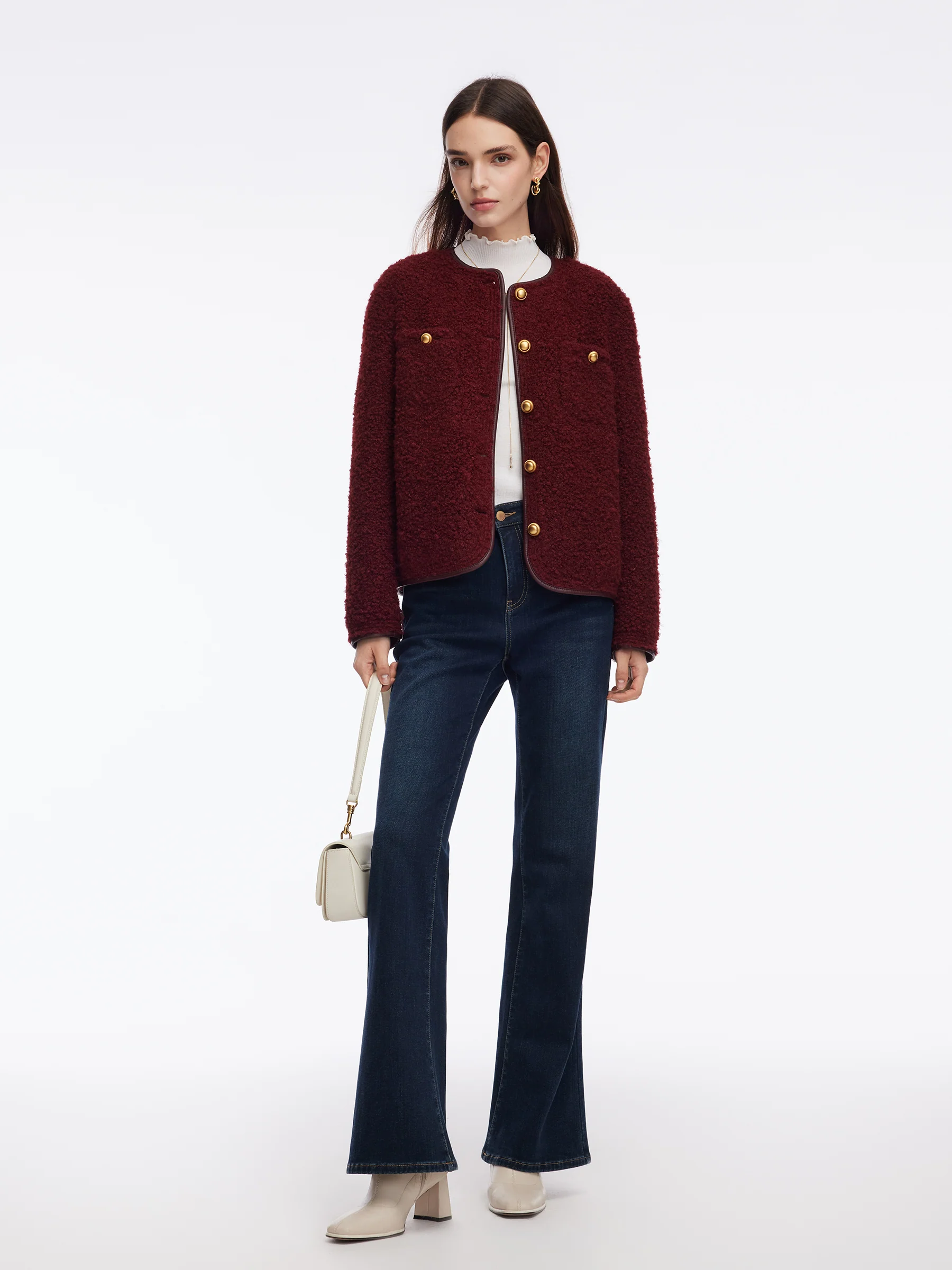 Eco-friendly Sherpa Women Jacket - Image 3