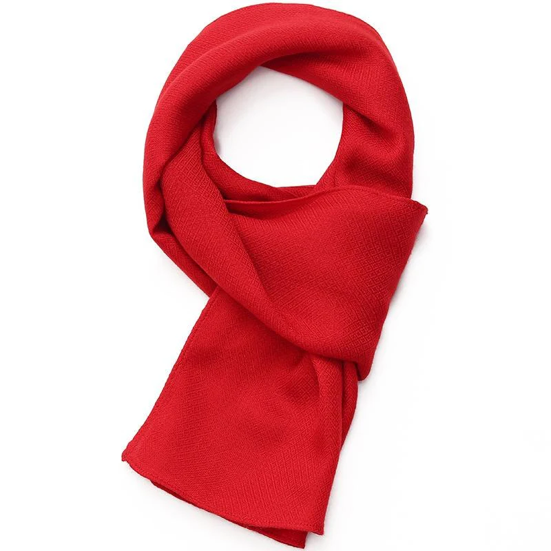Red Wool Scarves Set - Image 9