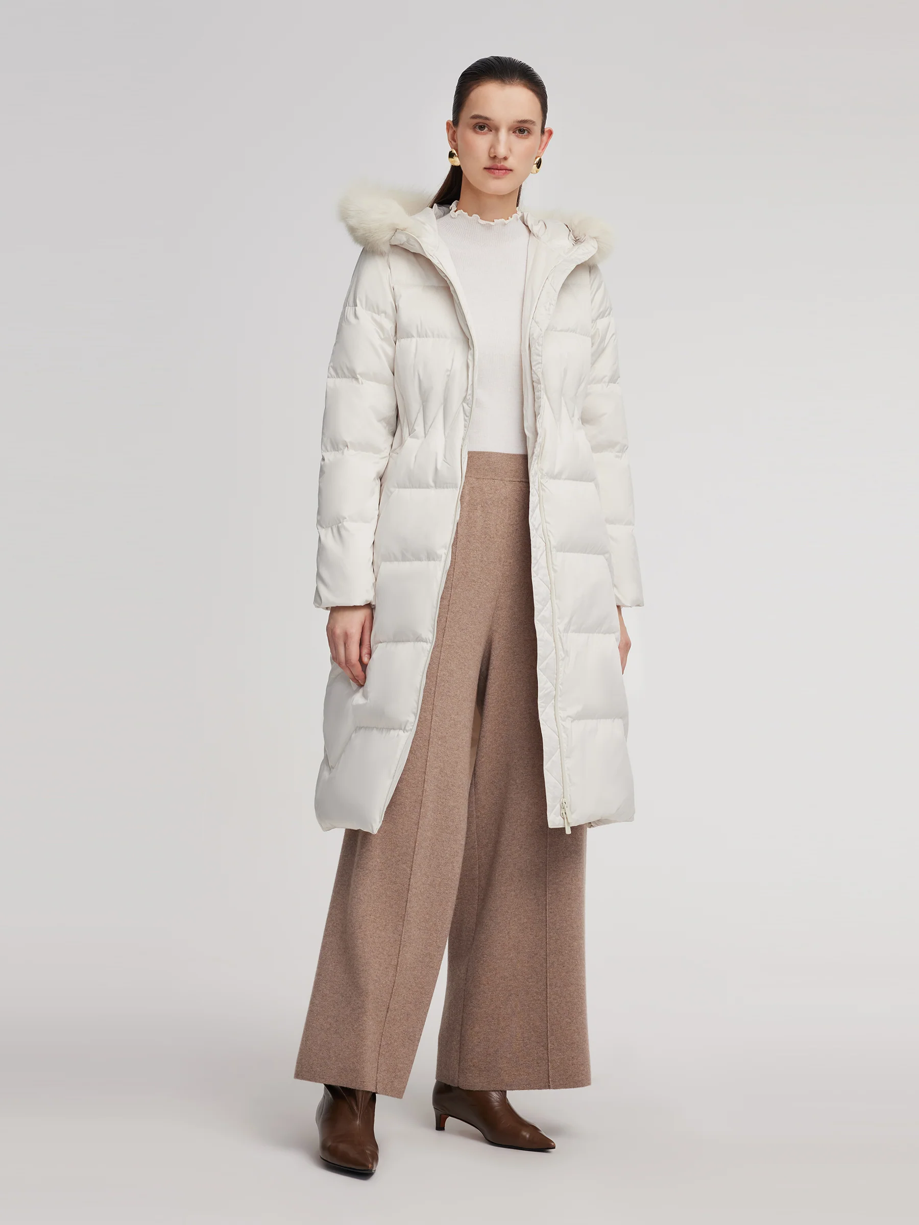 Gathered Waist Goose Down Garment - Image 9