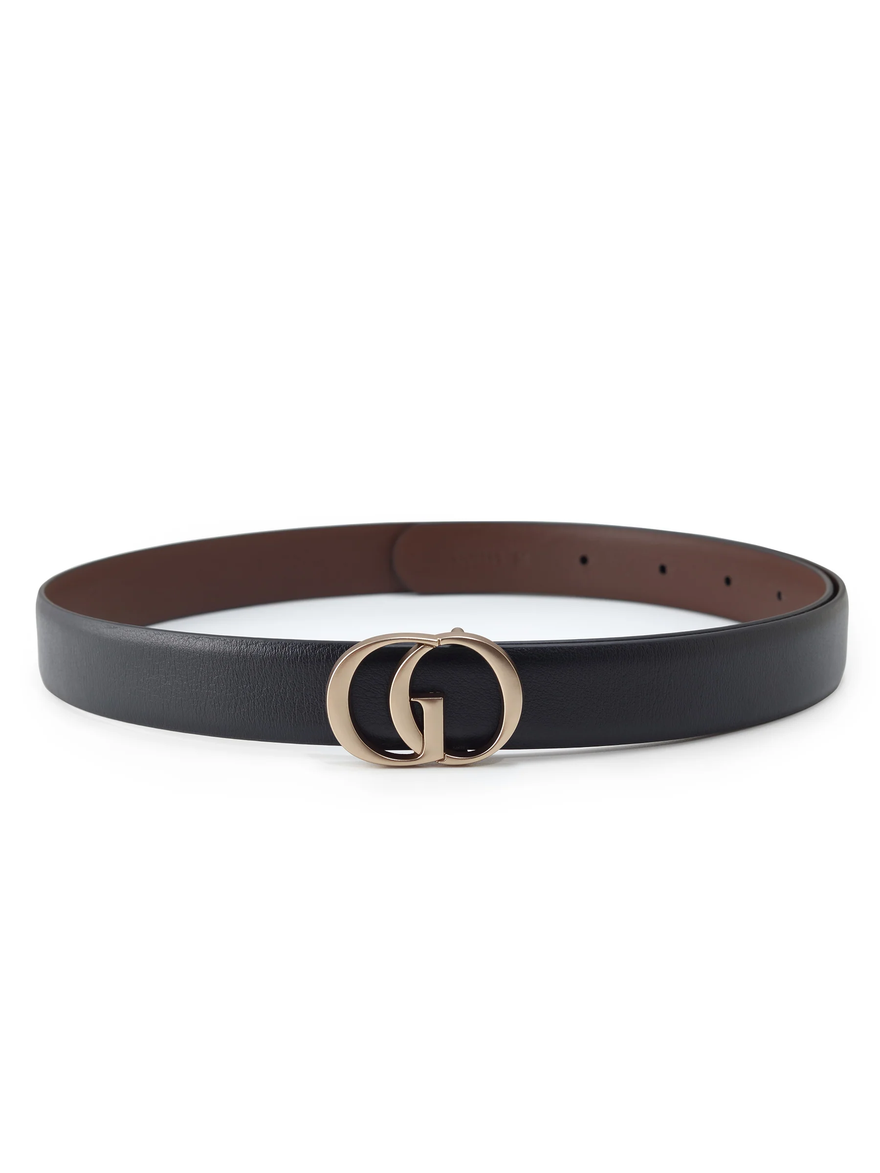 GO Letter Women Leather Belt Size Medium