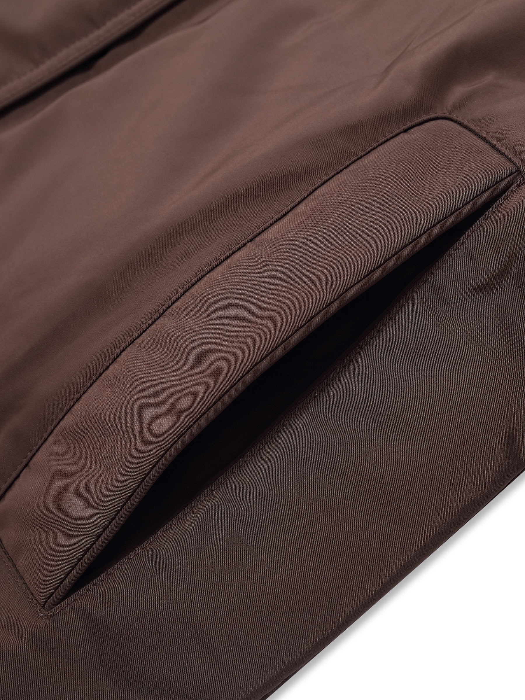 Quilted Hooded Goose Down Wrap Overcoat - Image 12