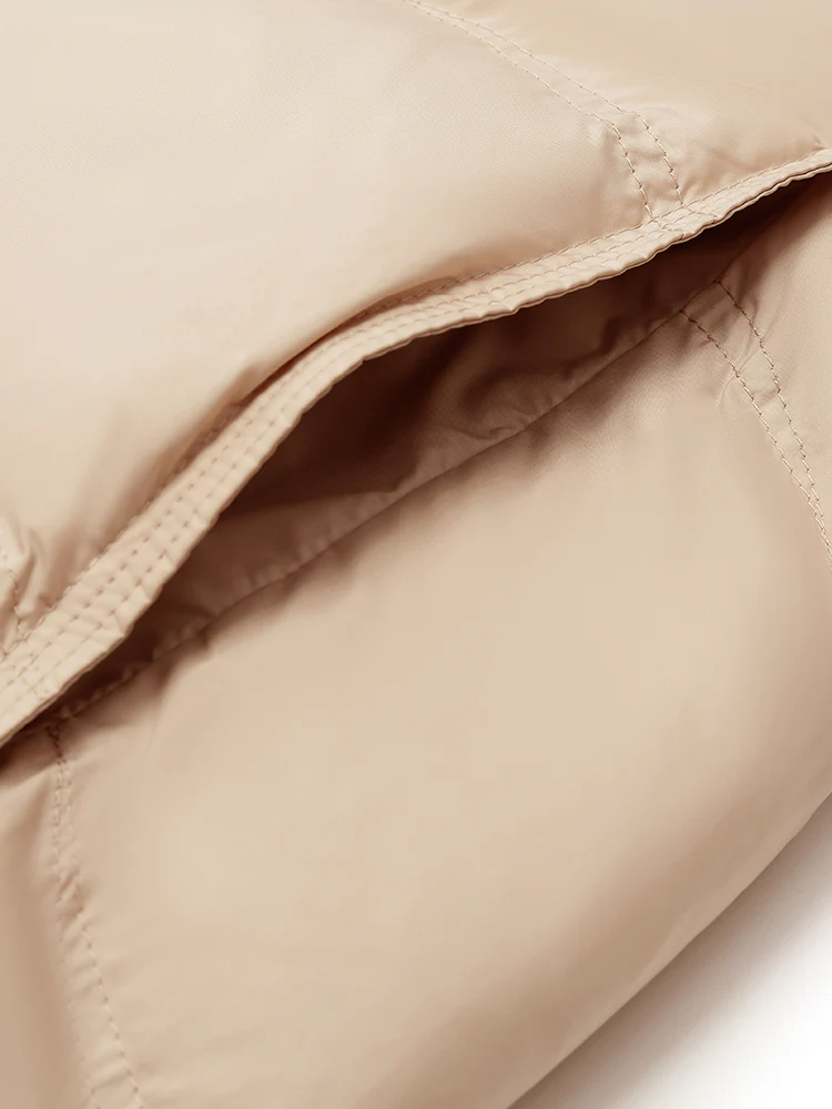 Hooded Long Goose Down Garment - Image 12