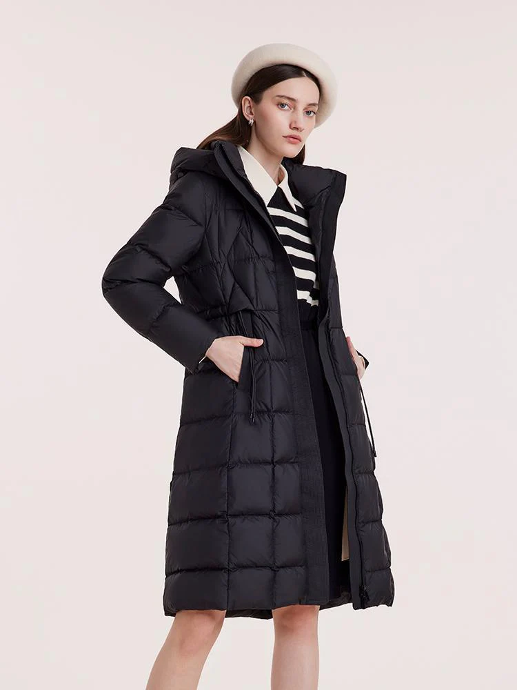 Hooded Pleated Goose Down Garment - Image 12