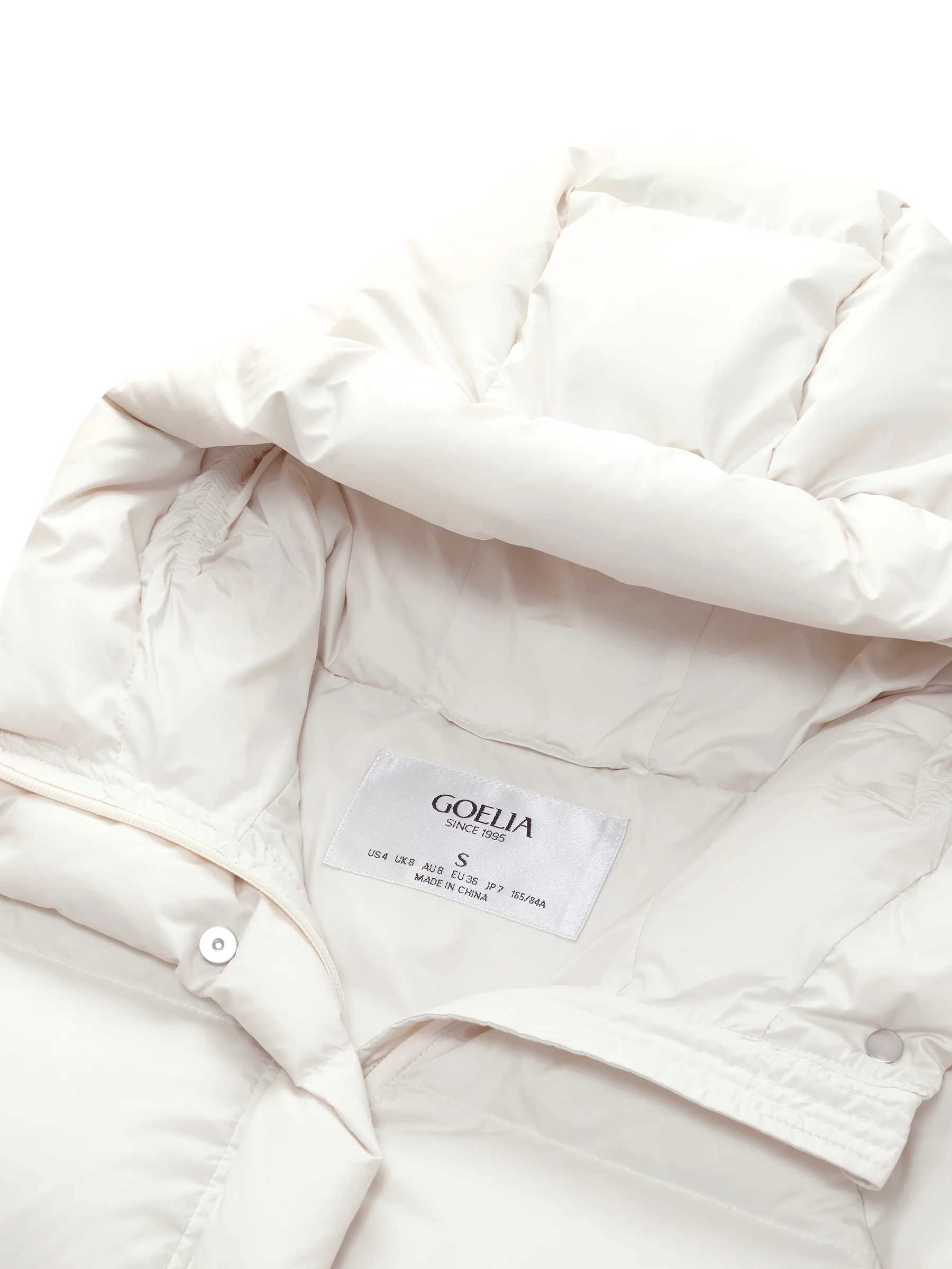 Hooded Zip-Up Goose Down Jacket - Image 8