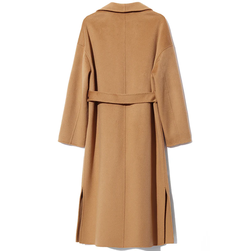 Cashmere Double-Faced Lapel Women Coat - Image 5