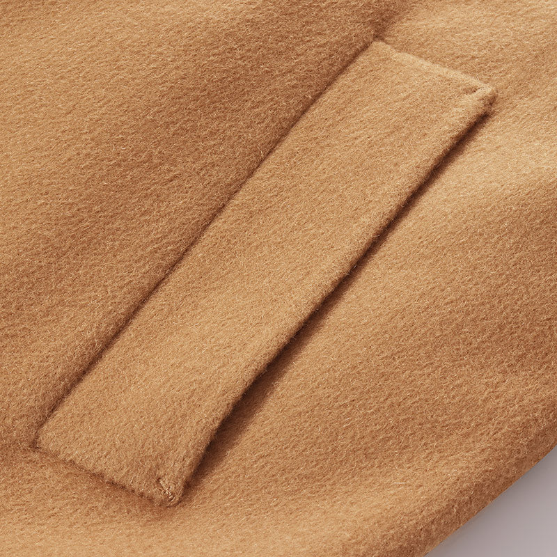 Cashmere Double-Faced Lapel Women Coat - Image 6