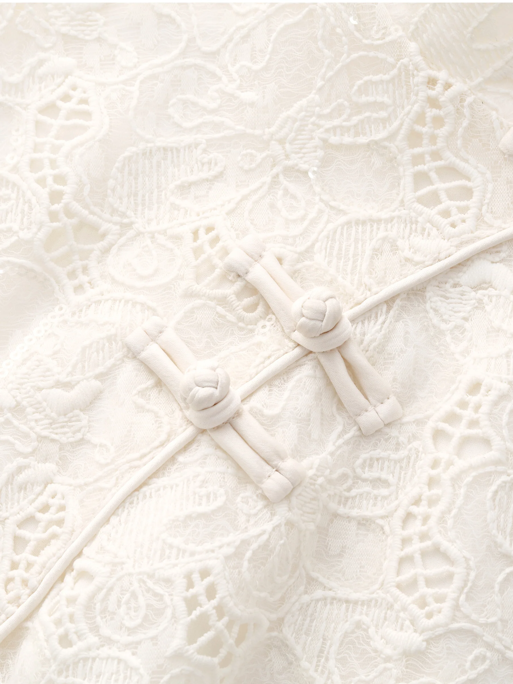 Lace Sleeveless Women Qipao Midi Dress - Image 9