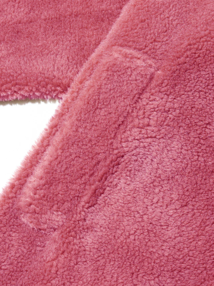 Lamb Wool Oversized Teddy Coat - Image 17