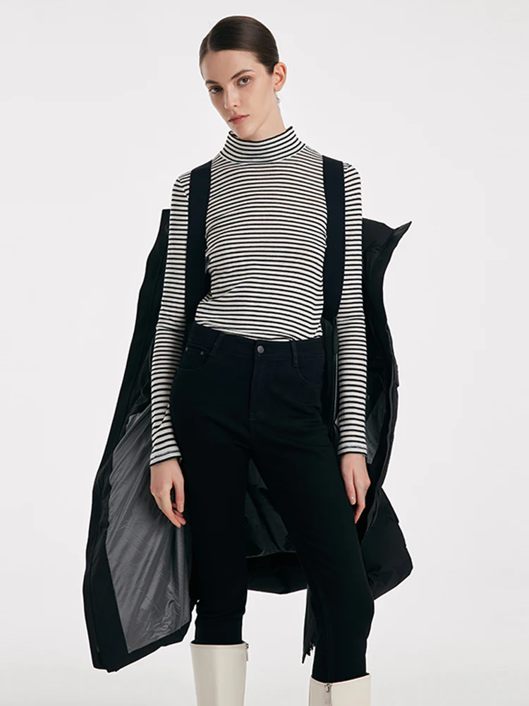 Long Hooded Goose Down Garment - Image 12