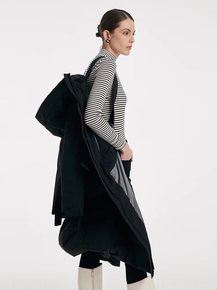 Long Hooded Goose Down Garment - Image 13