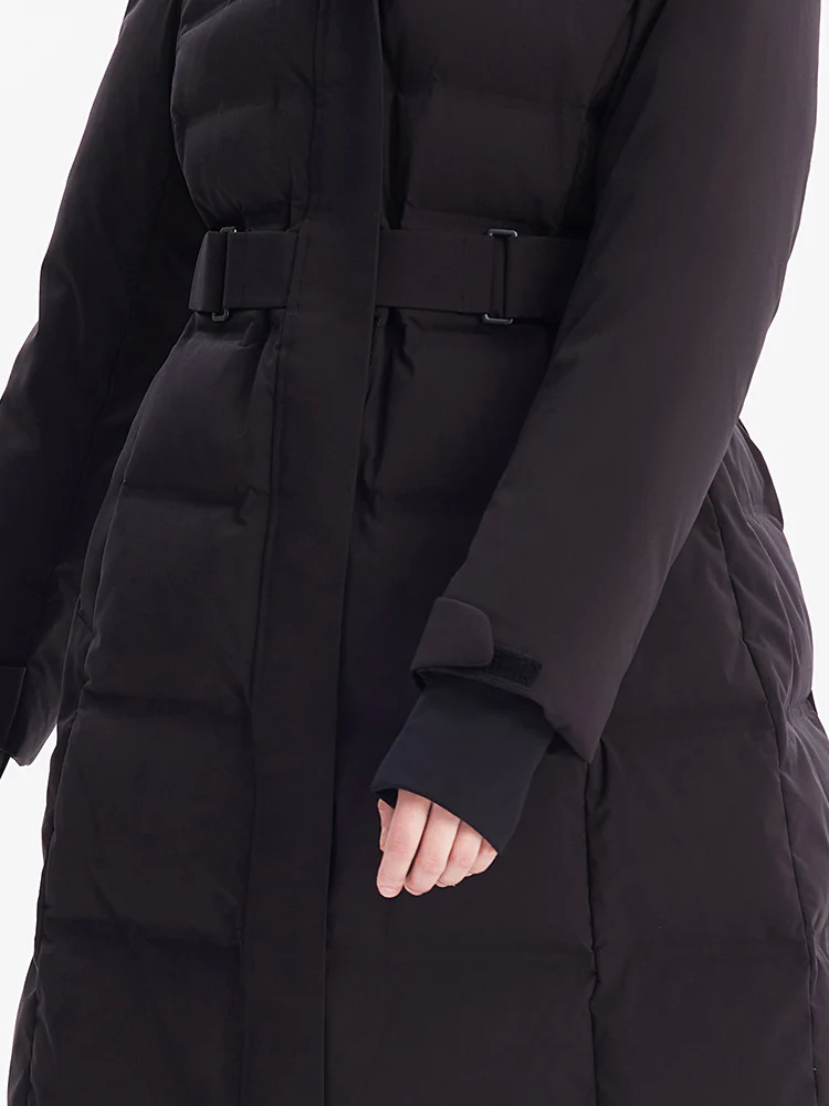 Long Hooded Goose Down Garment - Image 14
