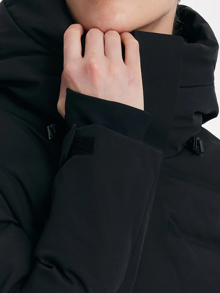 Long Hooded Goose Down Garment - Image 15