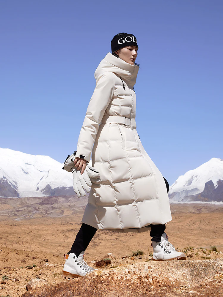 Long Hooded Goose Down Garment - Image 4