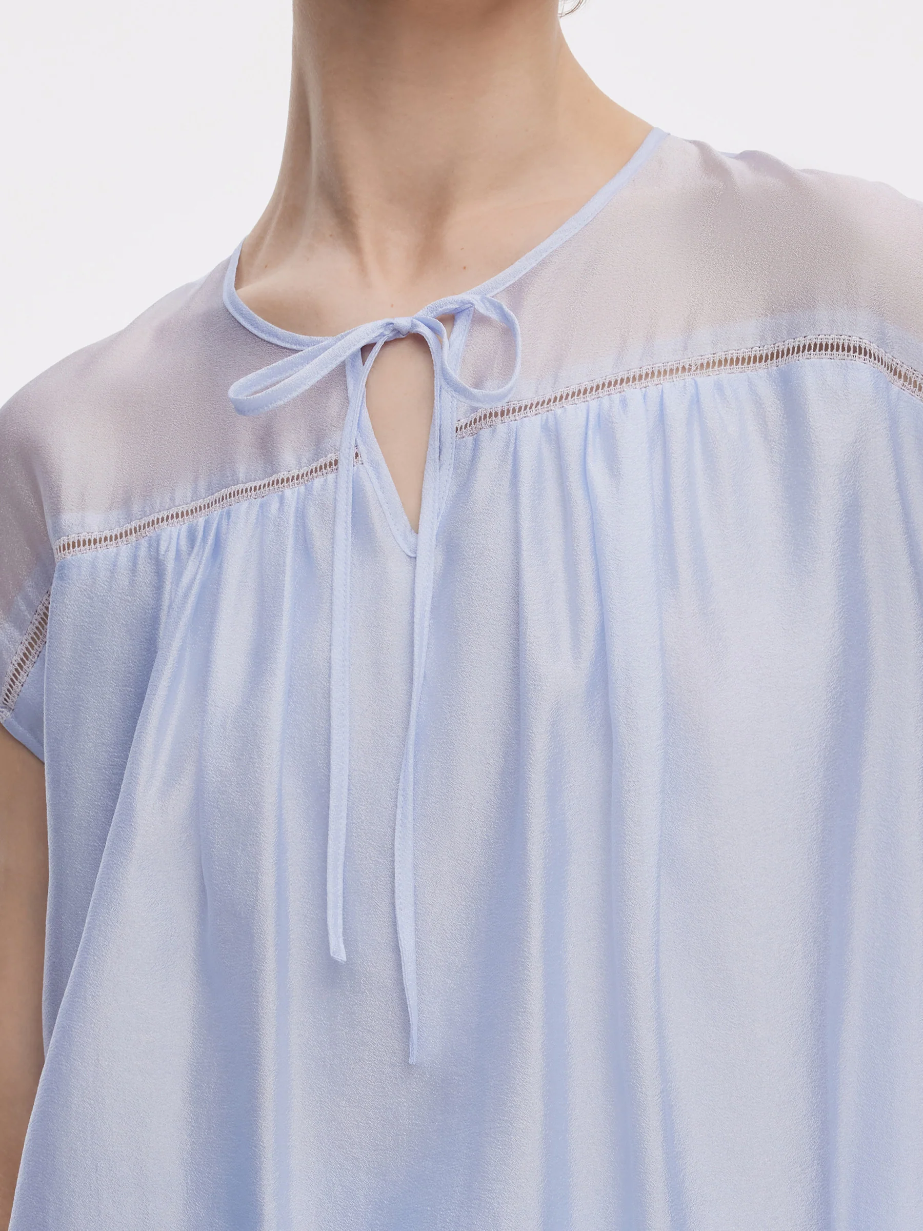 Loose Fit Cap Sleeve Top And A-Line Skirt Two-Piece Set - Image 6