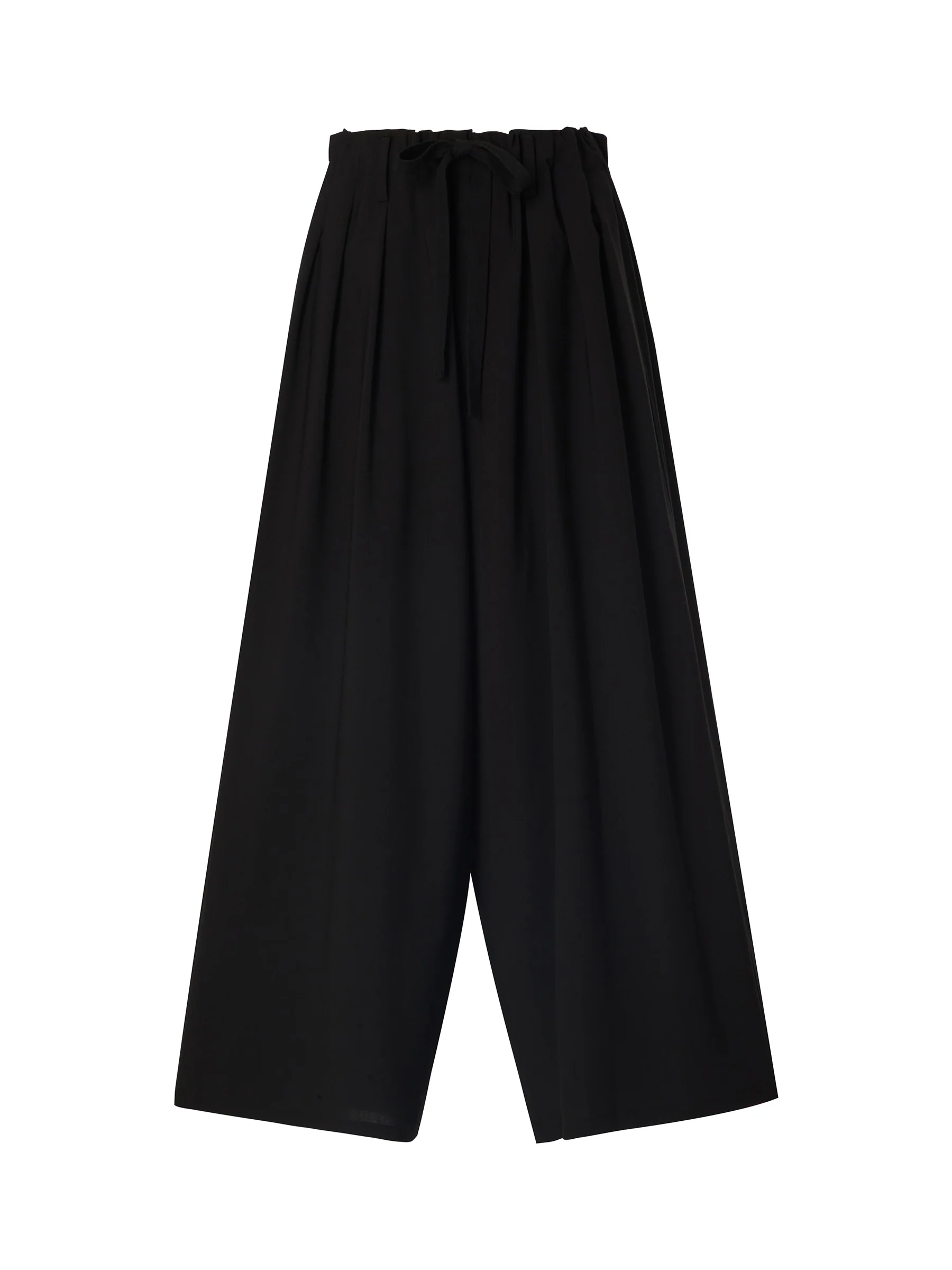 Machine Washable Wool Blend Loose Fit Unisex Barrel Leg Pants - Image 2
