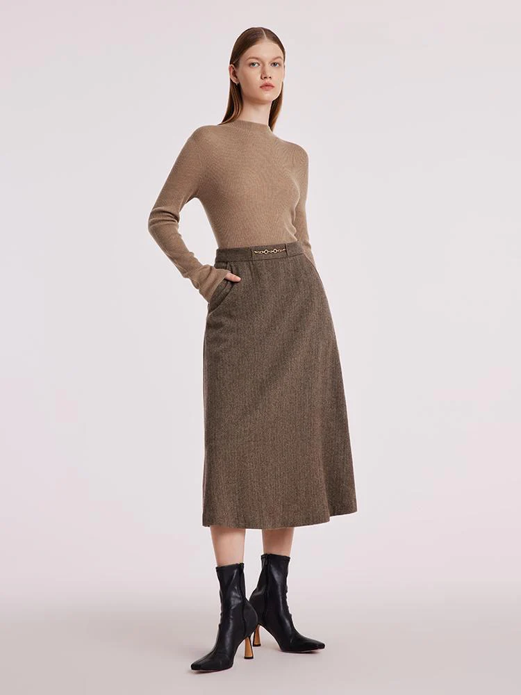 Machine Washable Wool Seamless Women Sweater - Image 11