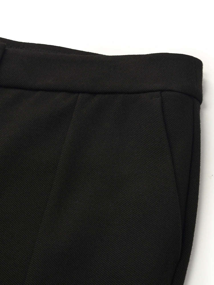 Mid-Rise Slit Micro-Flared Women Pants - Image 10