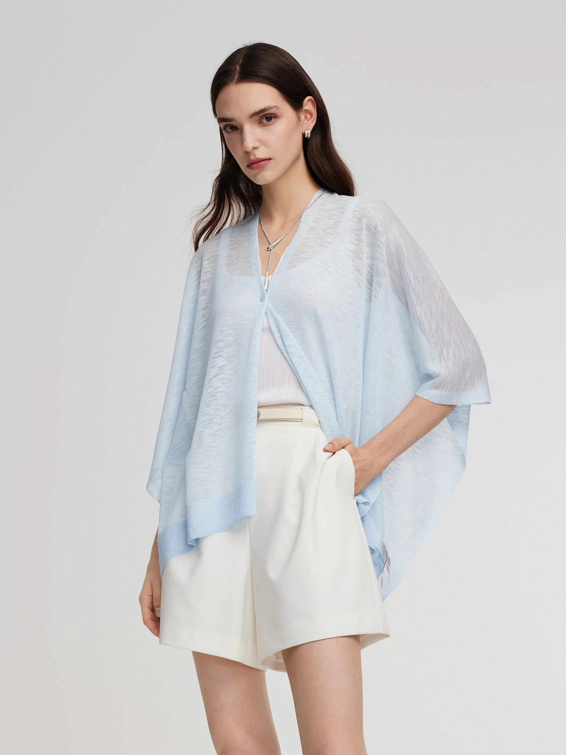 One-piece Seamless Women Poncho - Image 6