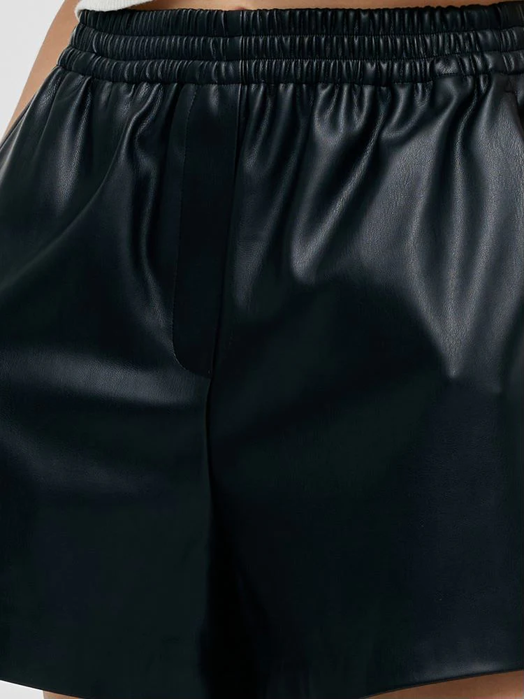 PU Leather Women Shorts - Image 5